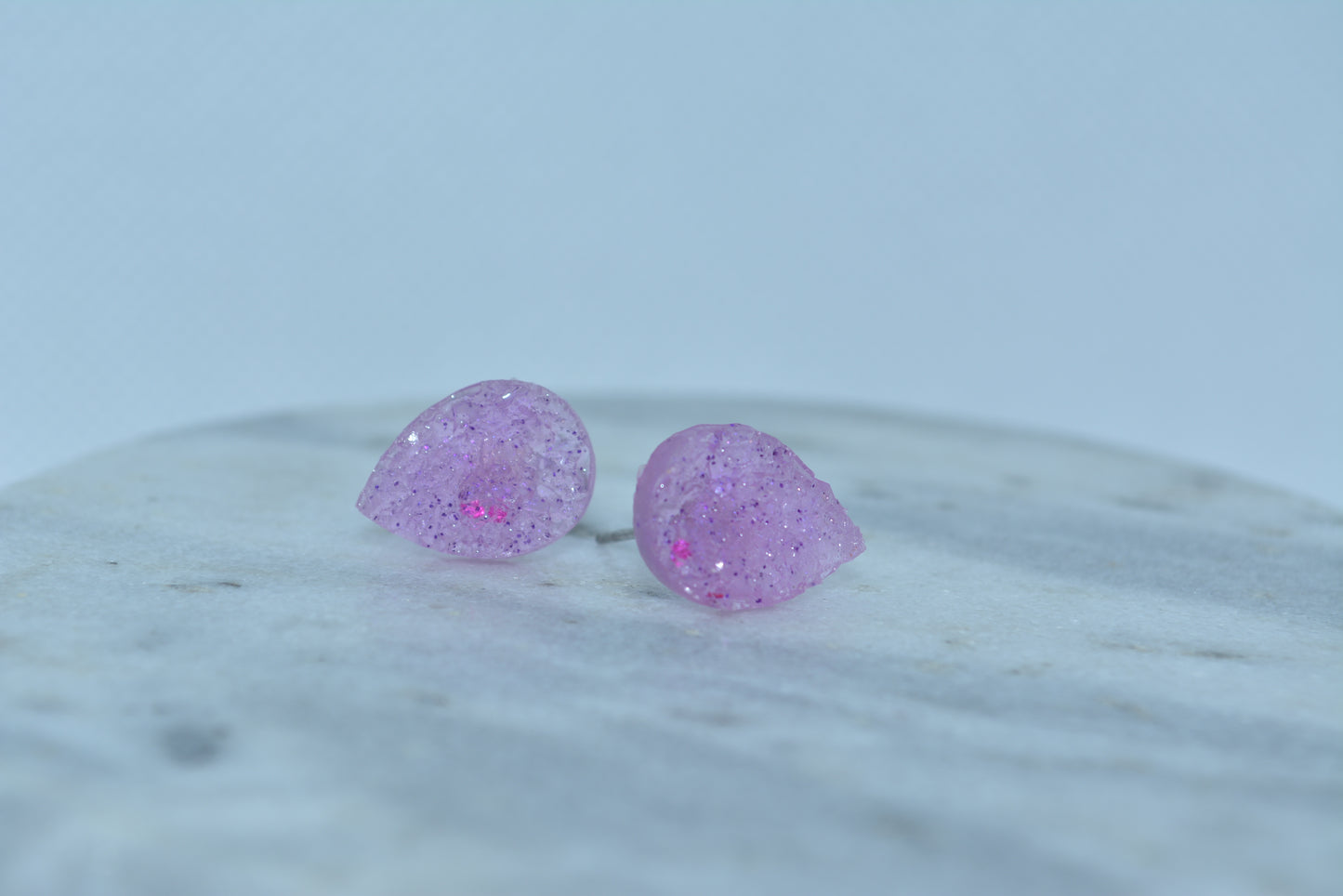 Violet Gemstone Studs
