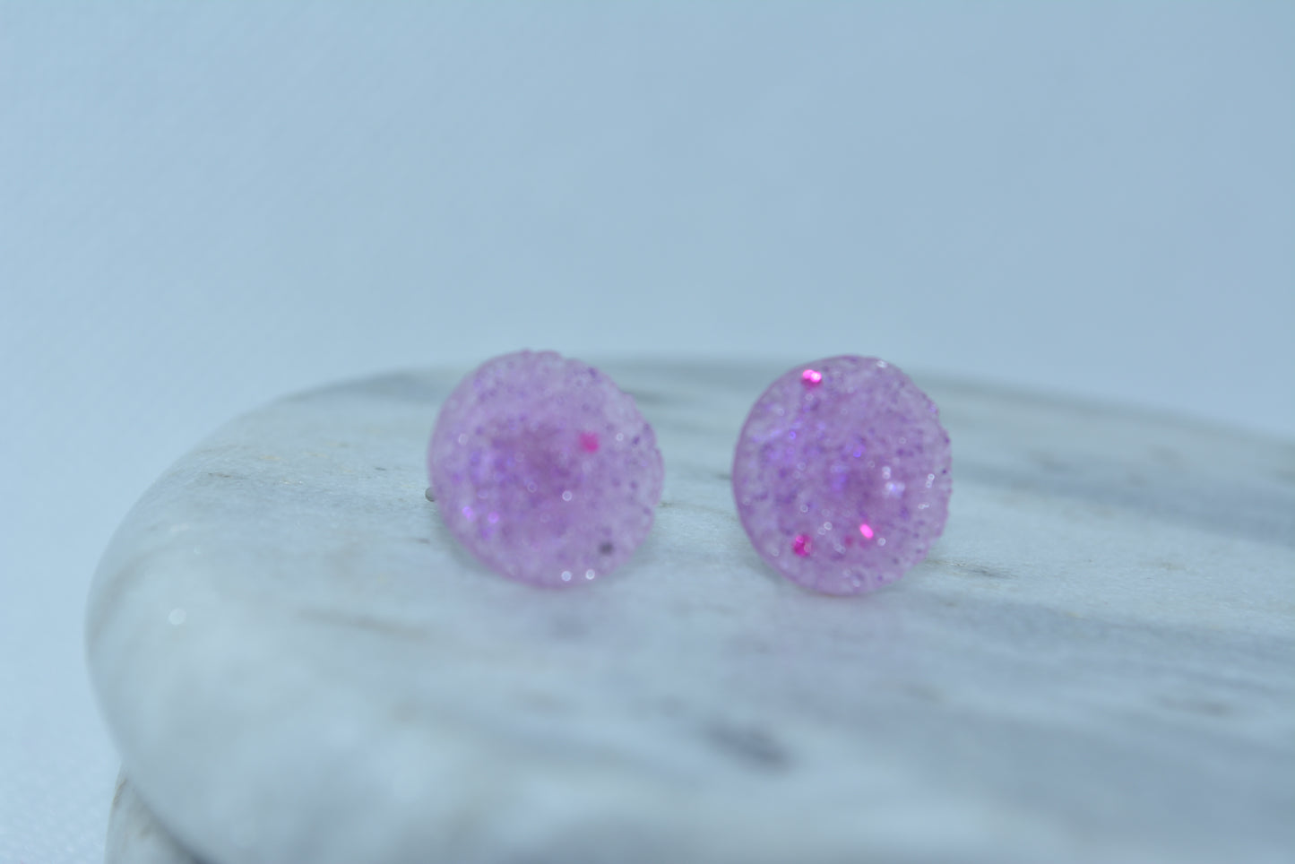 Violet Gemstone Studs