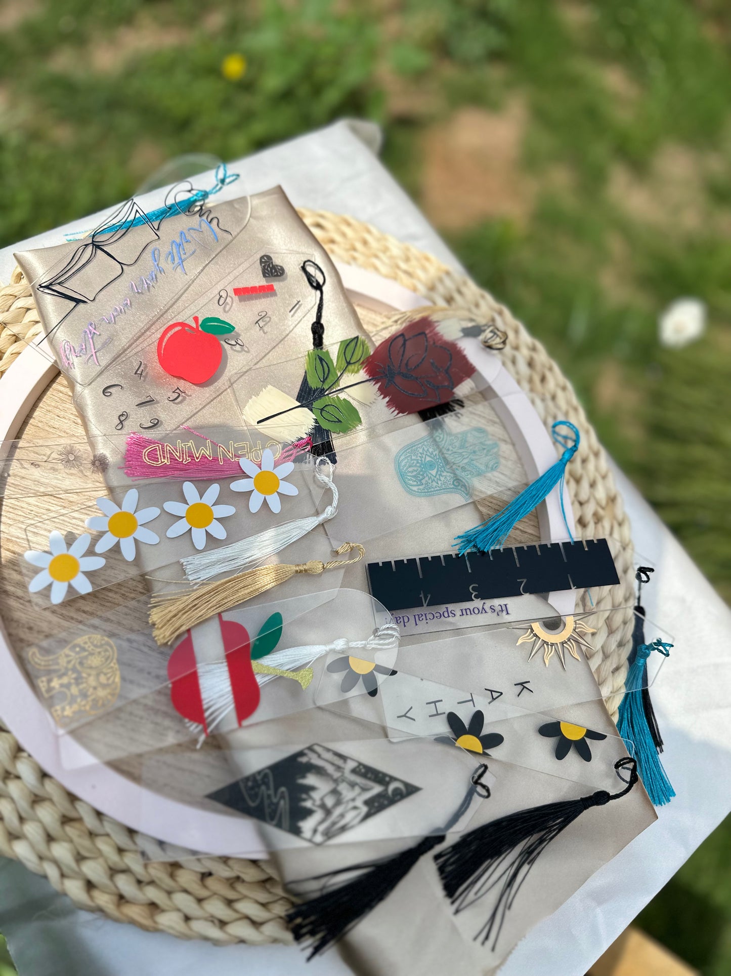 Acrylic bookmarks (teacher week)