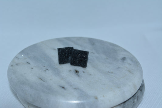 Crystal silver night studs