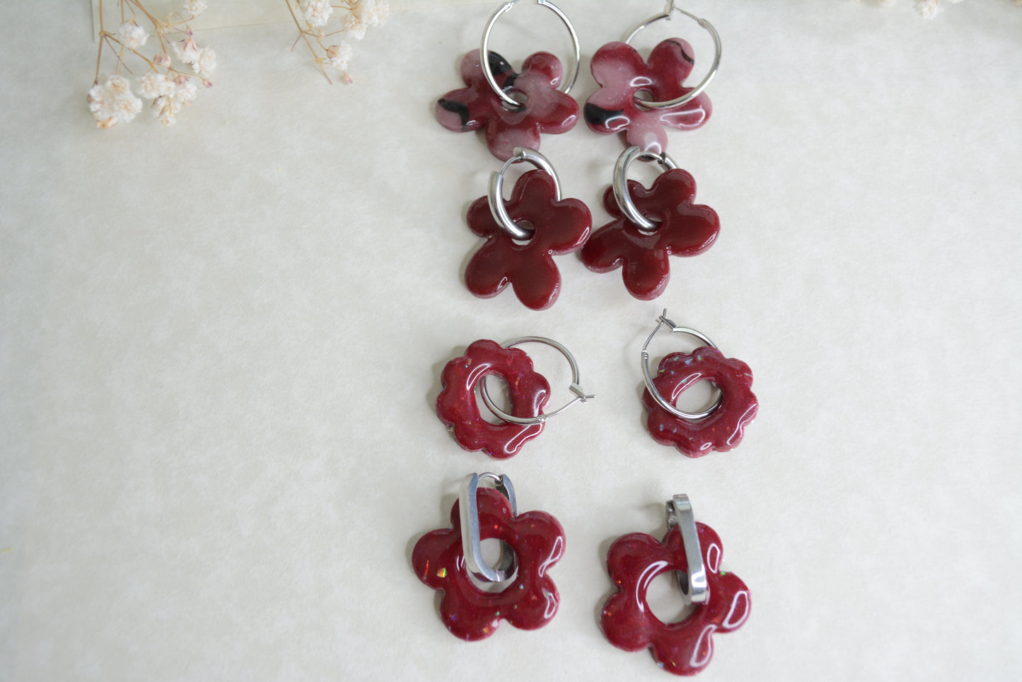 Wine flower hoop