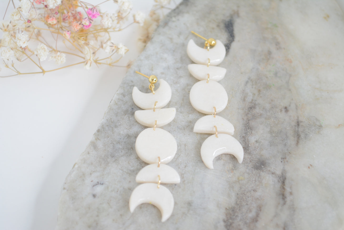 Moon dangle Earrings