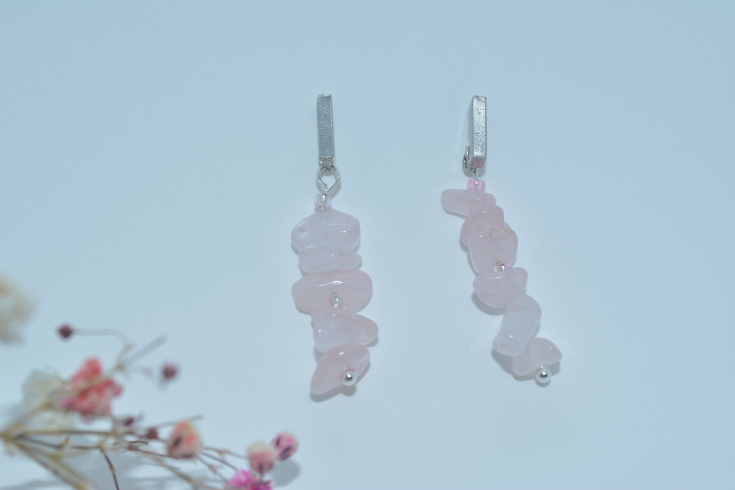Drop stone earrings