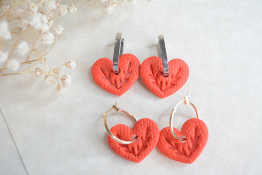 Red heart hoop