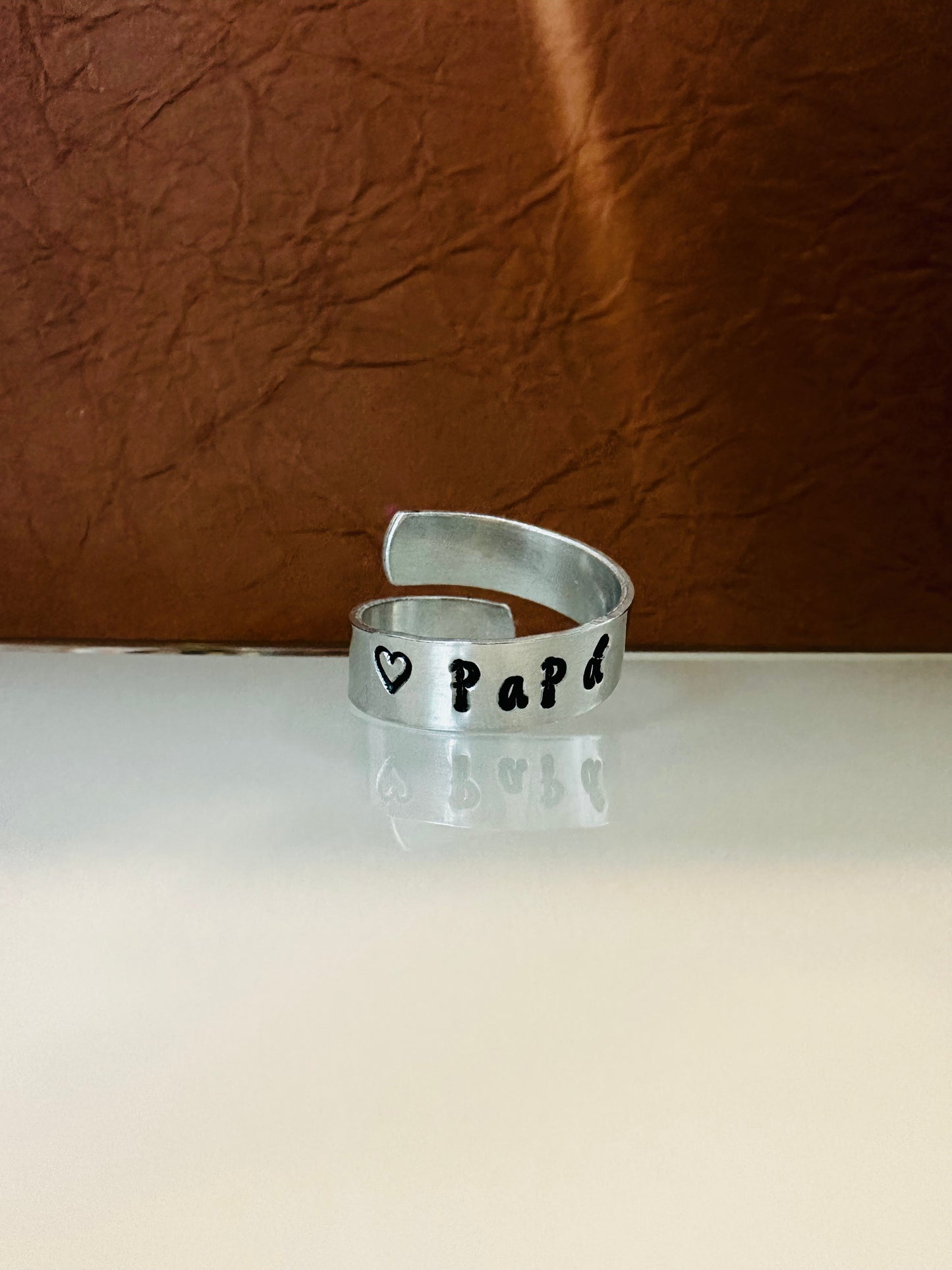 Papá adjustable ring