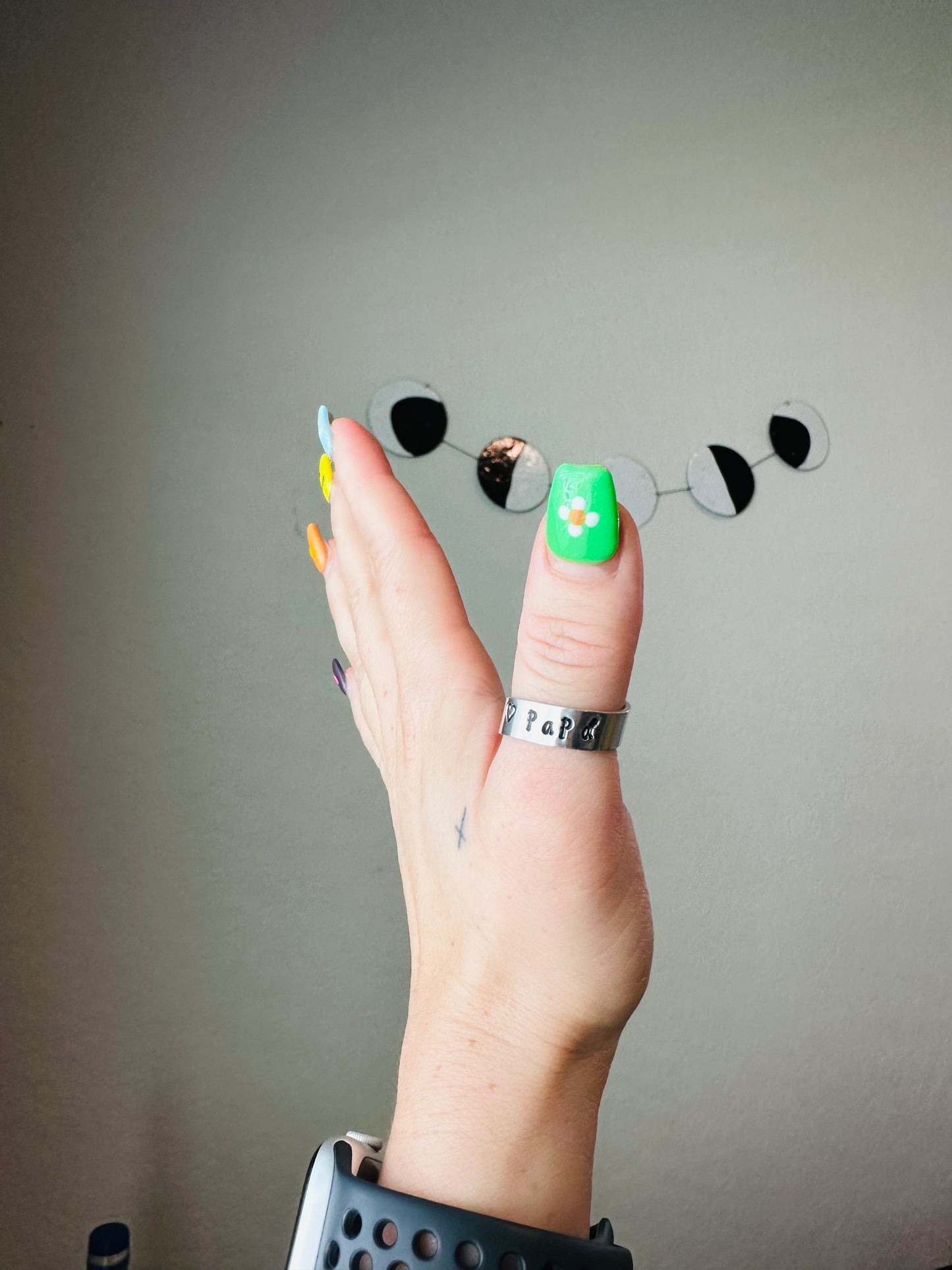 Papá adjustable ring