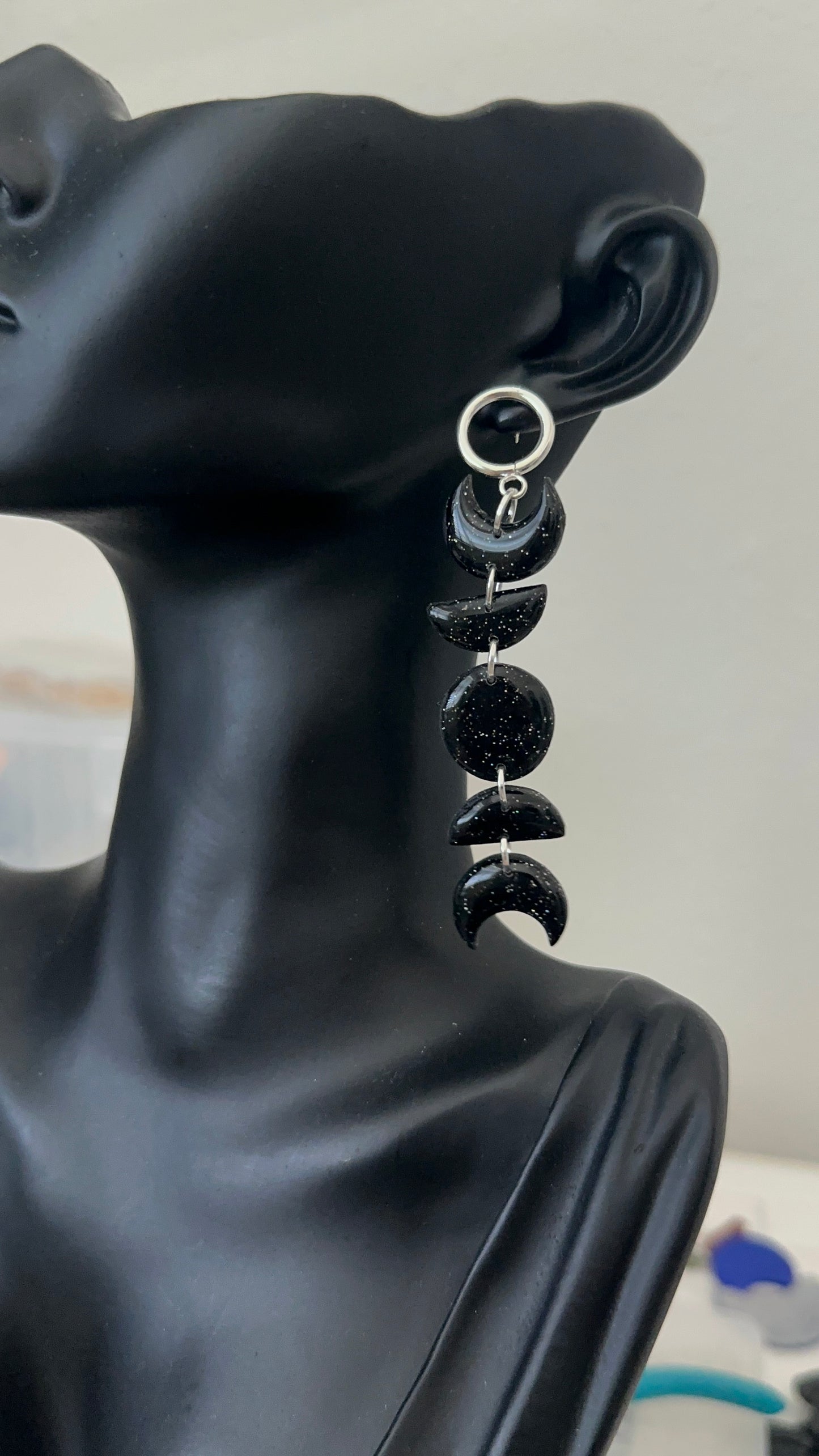 Moon dangle Earrings