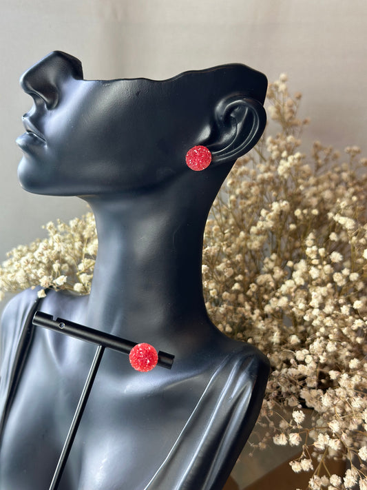 Red studs