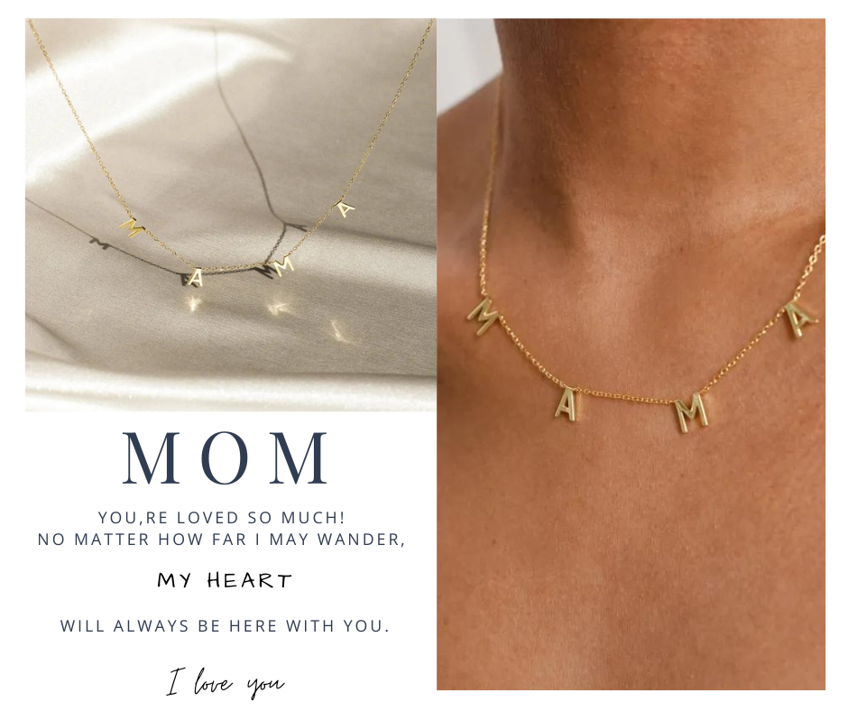 MAMA necklace (Gold and Silver)