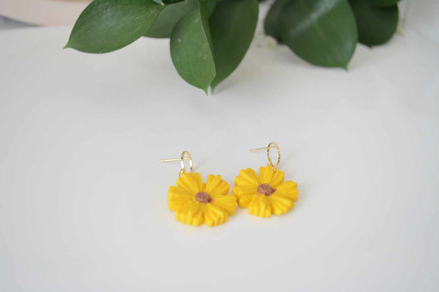 Sunflower earrings🌻