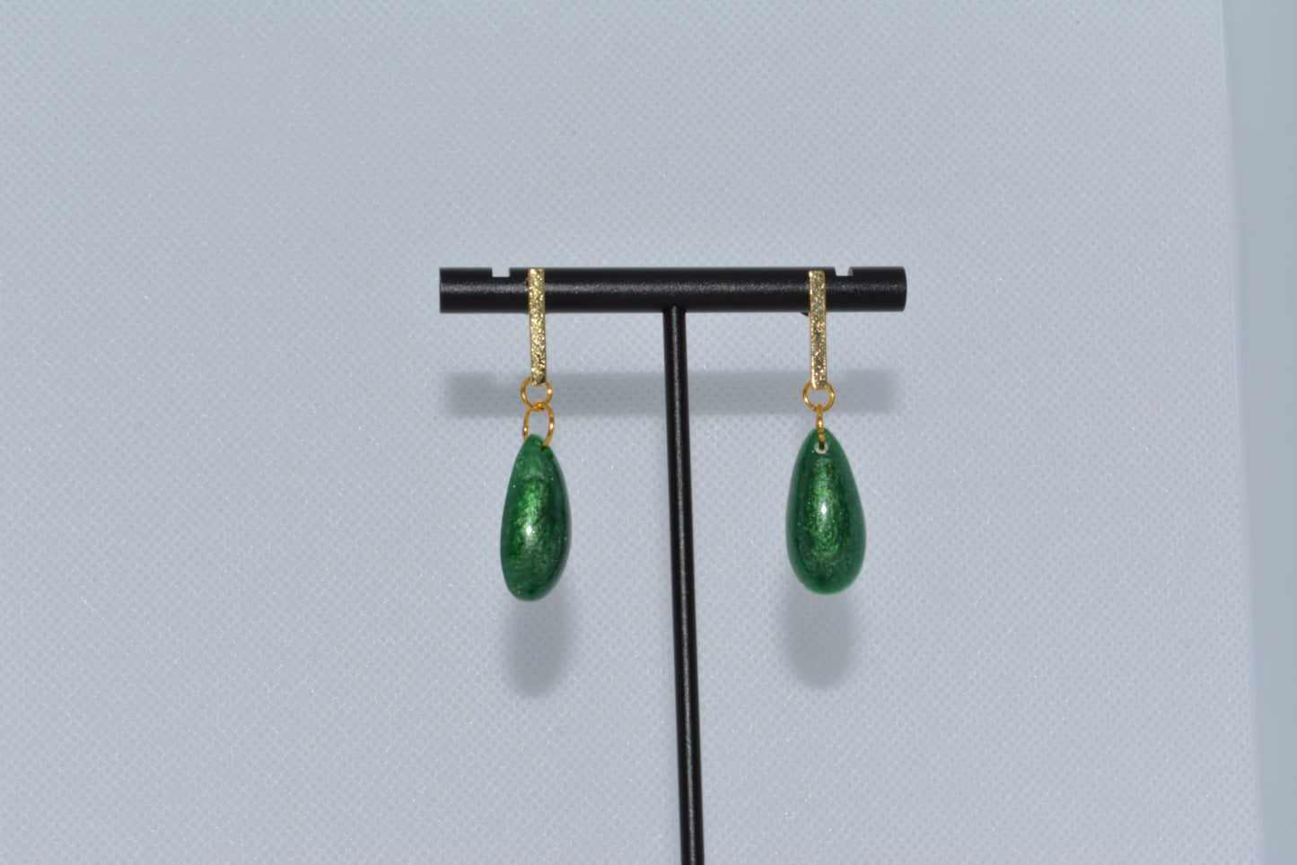 Drop resin earrings